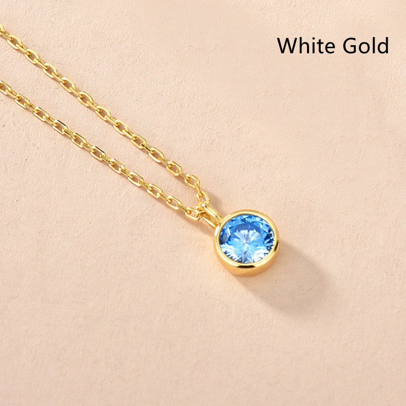 Women's Fashionable Simple Sterling Silver Solitaire Necklace With Twelve Zodiac Signs What Else You Got?