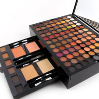 180-Color Eyeshadow & Blush Palette – Piano-Shaped Makeup Set with Mirror