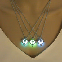 Glow-in-the-Dark Dolphin Necklace – Luminous Ocean Pendant Jewelry