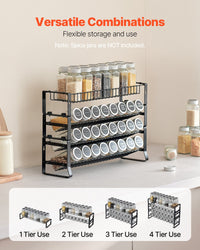 Blessed Order: 3-Tier Spice Rack Organizer - Kitchen Storage & Organization (18x11in)