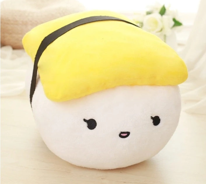 Sushi Rice Shape Stuffed Throw Pillow – Cute Novelty Kawaii Food Plush Cushion Toy for Home Decor & Gifts What Else You Got?