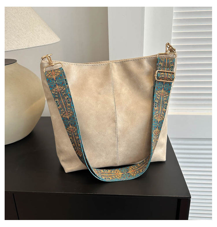 Ethnic Strap Bucket Shoulder Bag What Else You Got?