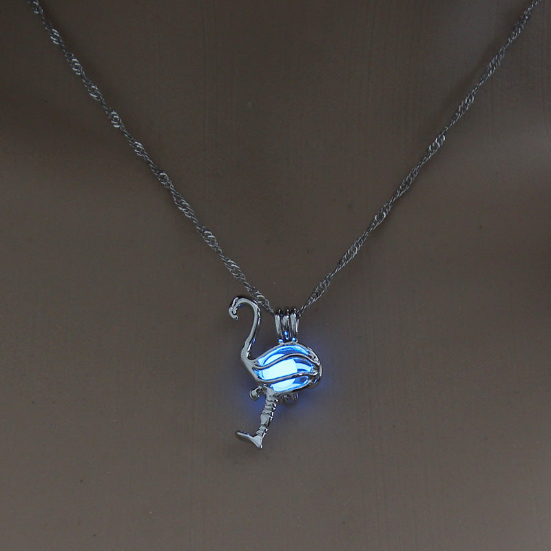 Glow‑in‑the‑Dark Flamingo Cut‑Out Necklace What Else You Got?