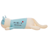 Fluffy Cat Plush Sofa Pillow – Soft Velvet Cuddle Cushion for Cozy Spaces