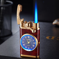 Watch Lighter 2-in-1 – Wristwatch with Windproof Butane Torch for Camping & Everyday Carry