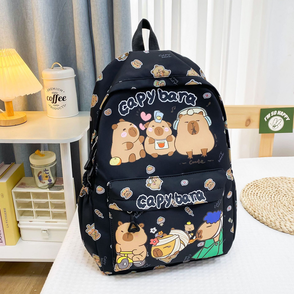 Capybara School Backpack For Girls In Primary And Middle School What Else You Got?