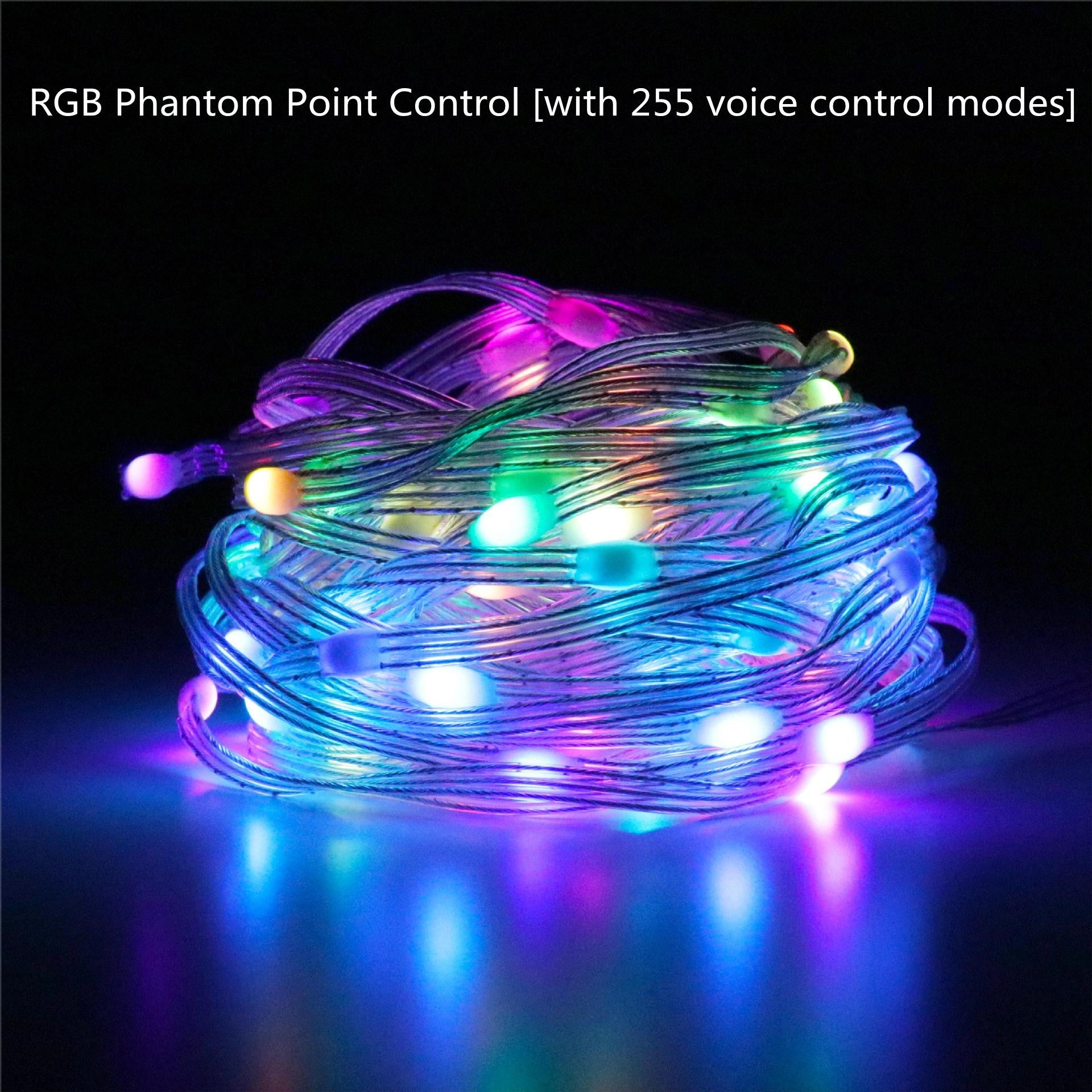 Smart Point Control Voice Control Lighting Chain Mobile Phone Bluetooth APP Control What Else You Got?