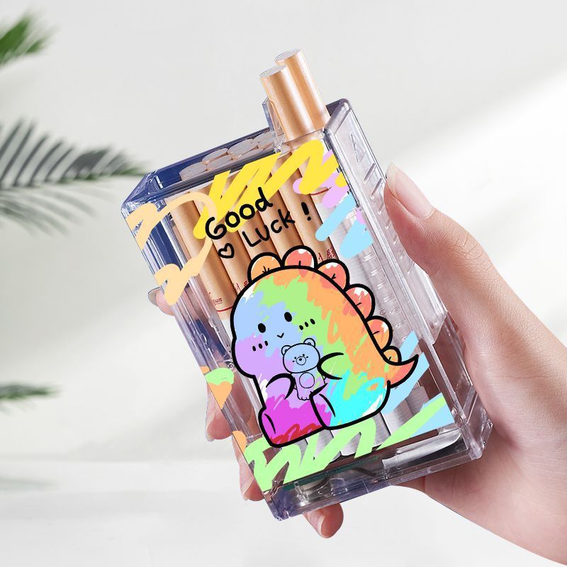 Cute Transparent Cigarette Case with Built‑In Lighter What Else You Got?
