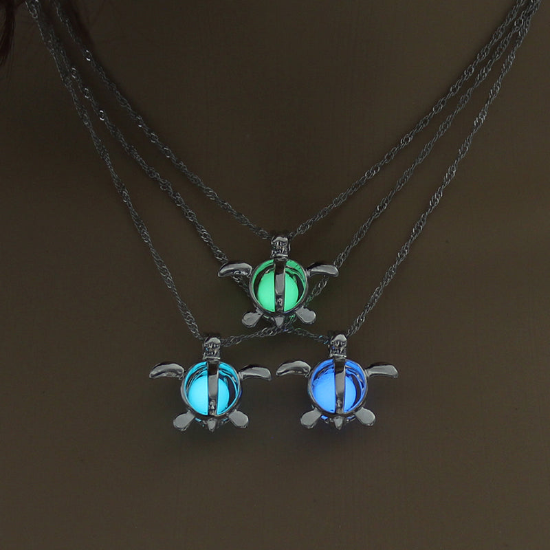 Glow‑in‑the‑Dark Multi‑Color Turtle Necklace What Else You Got?