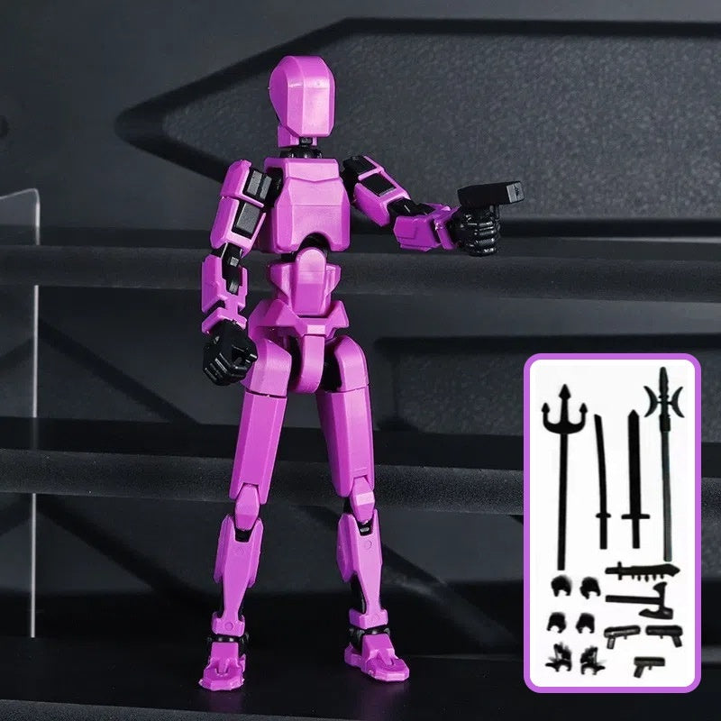 Multi‑Jointed Shapeshift Robot Figure – 3D‑Printed Movable Action Model with Weapons & Accessories What Else You Got?