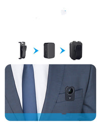 1080P HD Wearable Body Camera with Night Vision & 8-Hour Battery - Safety & Recording Made Easy