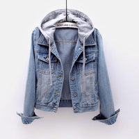 Winter Denim Coat - Warm & Stylish Cotton Jacket with Velvet Lining Options