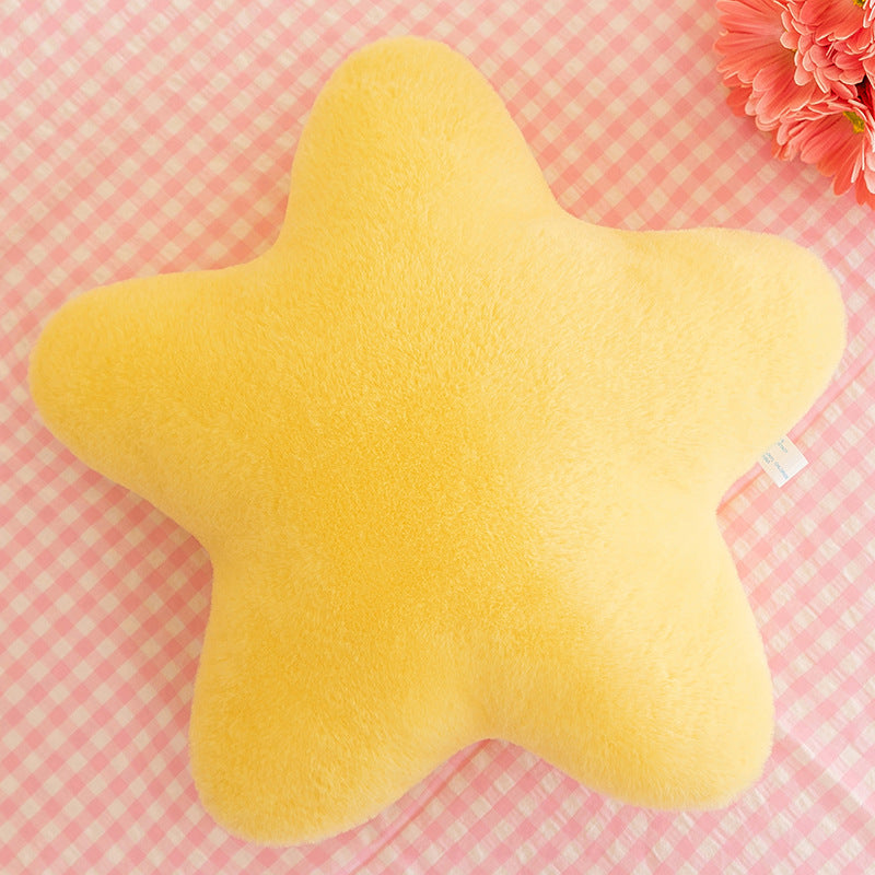 Star Pillow, Decorative Throw Pillows For Bed Couch, 15in Star Shaped Pillow Plush Floor Cushions Room Decor Pillow With Soft Faux Rabbit Fur For Sofa Bedroom Living Room What Else You Got?