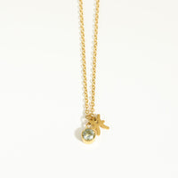 Zodiac Zircon Constellation Necklace – 5mm Charm for Women, Korean Style Jewelry