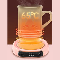 Warm Your Heart & Coffee with Our Smart Heating Mug Coaster - Keep Drinks Hot for Hours!