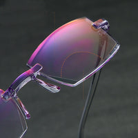 Blue Light Blocking Glasses - Diamond Cut Anti-Glare Readers for Digital Eye Strain Relief