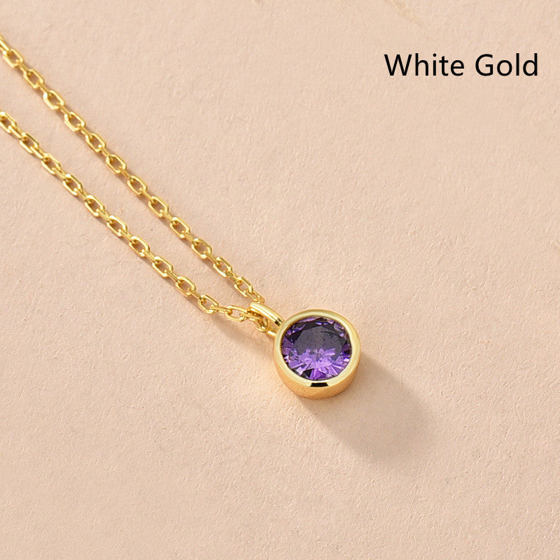 Women's Fashionable Simple Sterling Silver Solitaire Necklace With Twelve Zodiac Signs What Else You Got?