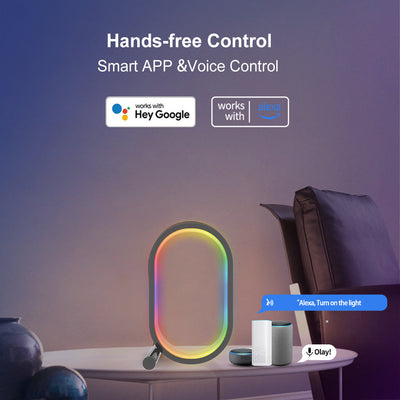 Divine Hue Smart RGB Ambience Light - Customizable Colors for Worship & Relaxation