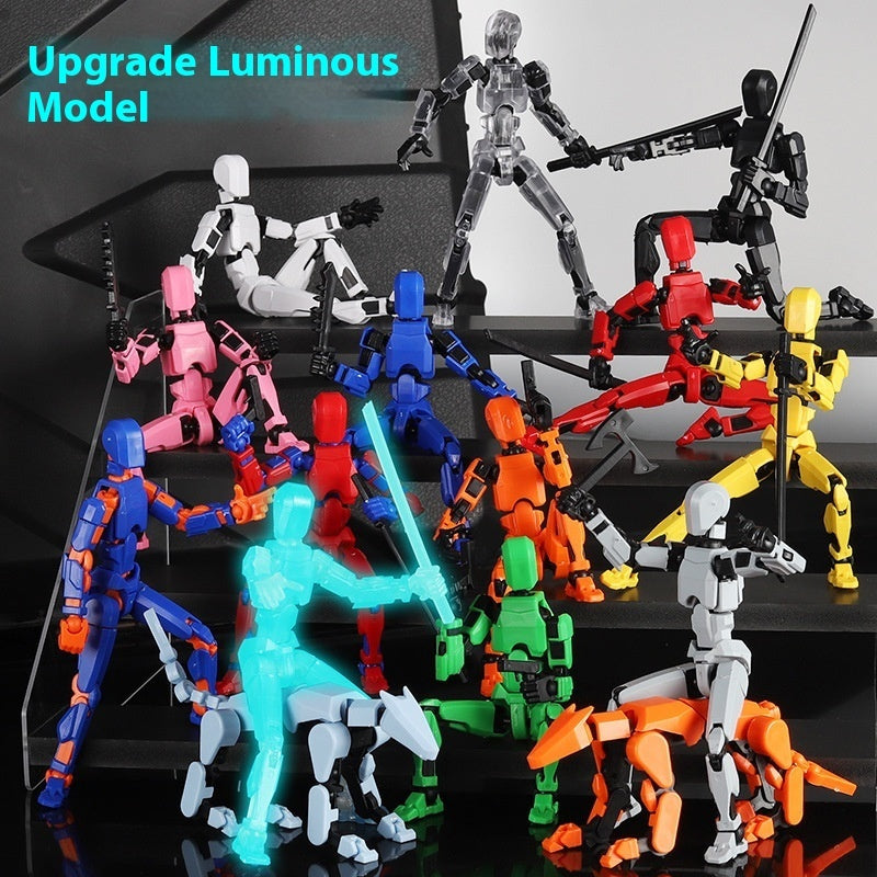 Multi‑Jointed Shapeshift Robot Figure – 3D‑Printed Movable Action Model with Weapons & Accessories What Else You Got?