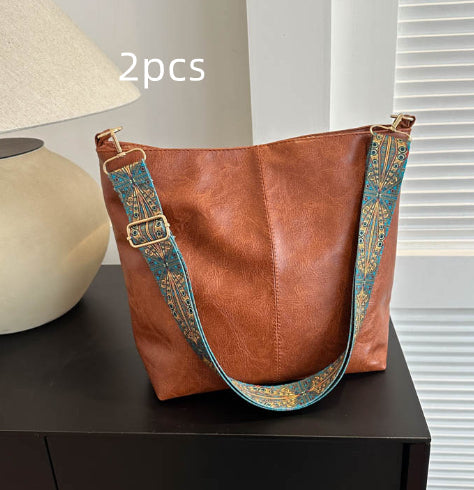 Ethnic Strap Bucket Shoulder Bag What Else You Got?