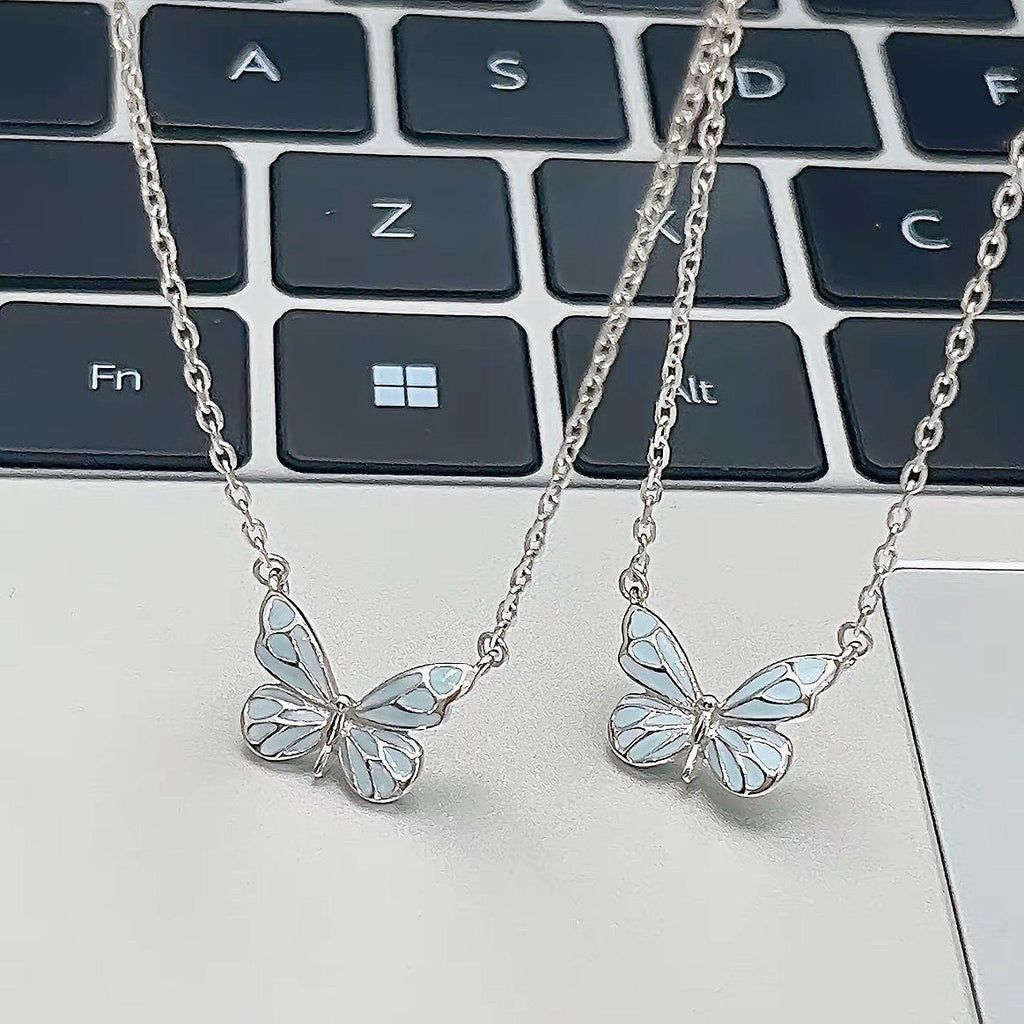Blue Luminous Butterfly Jewelry Set What Else You Got?