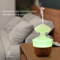 Heavenly Rain Cloud Humidifier & Aromatherapy Diffuser with Soothing Rainsound & 7-Color LED Light