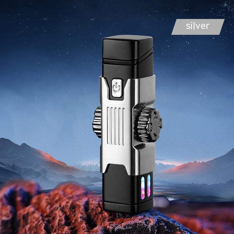 Energy Pillar Fingertip Gyro Lighter with Colored LED Lights What Else You Got?