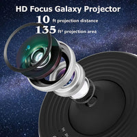 Galaxy Star Projector – 360° Rotating Planetarium Night Light