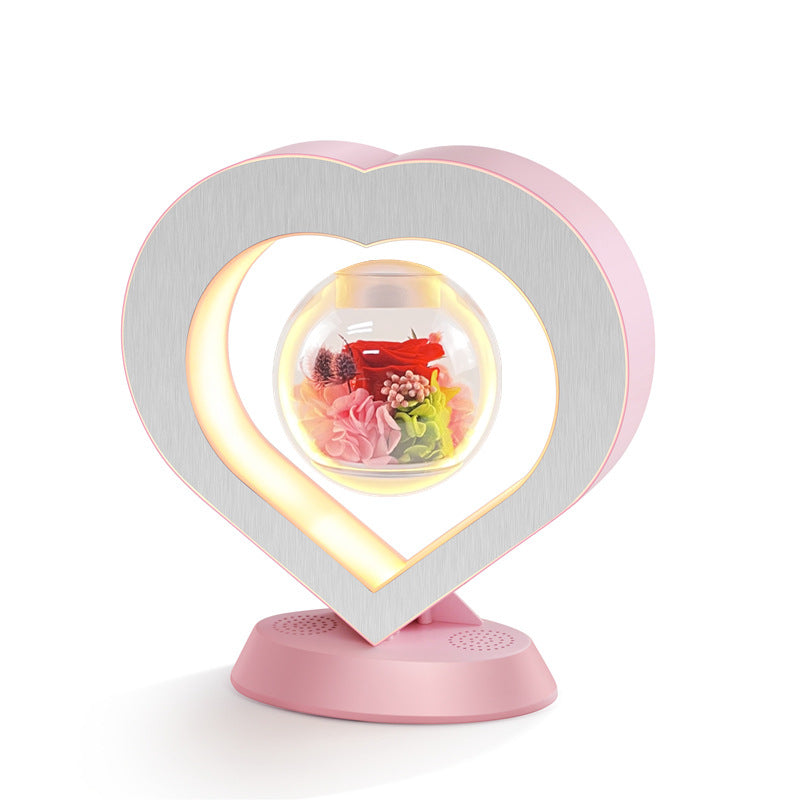 Valentines Day Gift Heart Floating Table LED Night Light Magnetic Levitation Creatives Lamp Desk Lamp Home Decor What Else You Got?