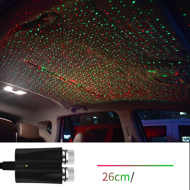 USB Starry Sky Car Light Projector – Galaxy LED Interior Ambient Lighting with Voice Control What Else You Got?