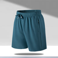 Men's Quick-Dry Ice Silk Beach Shorts — Lightweight Summer Swim Trunks for Pool & Vacation