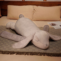 Ultra-Soft Bunny Leg Pillow – Oversized Rabbit Plush for Cozy Sleep & Cuddles (Pink, White, Brown, Gray)