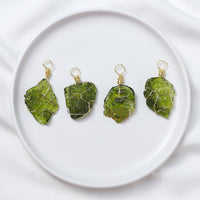 Czech Meteorite Rough Stone Pendant Necklace – Natural Cosmic Jewelry
