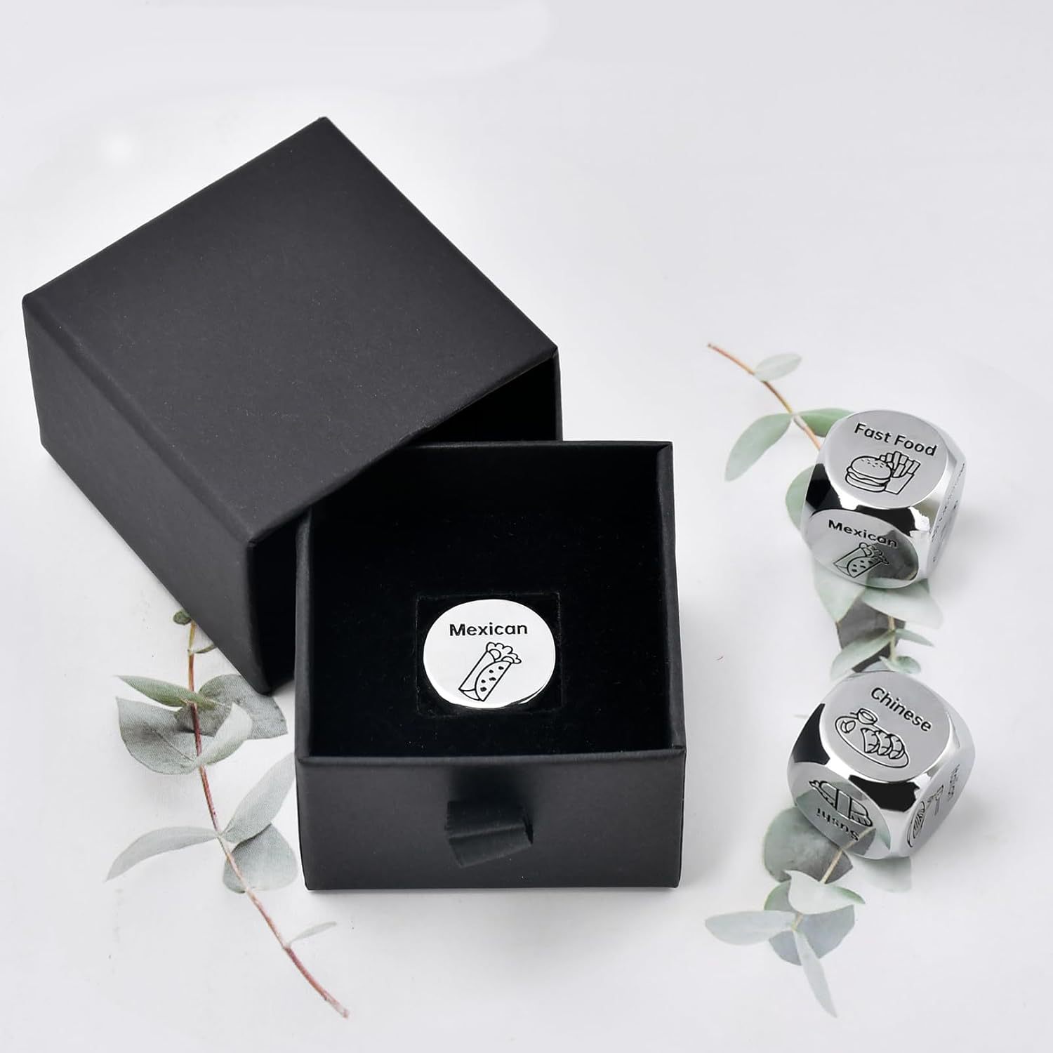 Funny Decision Dice Couple Lovers Date Night Games Party Toy Food Movie Decision Dice Valentine's Day Gift What Else You Got?