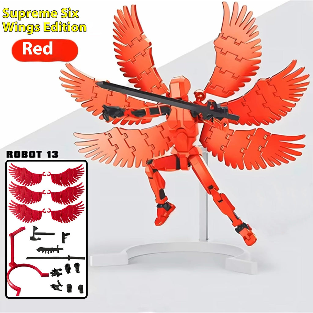 Multi‑Jointed Shapeshift Robot Figure – 3D‑Printed Movable Action Model with Weapons & Accessories What Else You Got?