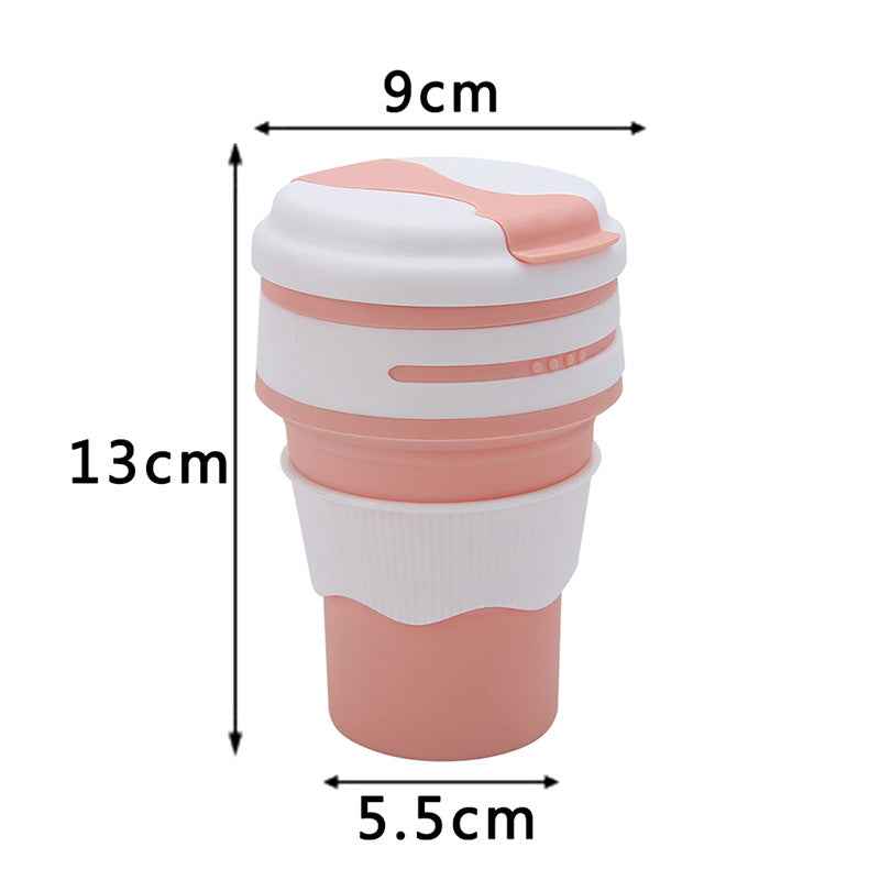 Portable Silicone Folding Cup – Compact, Reusable, Leakproof Travel Cup for Coffee, Water & Juice What Else You Got?