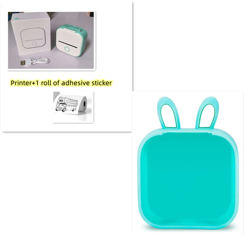 Portable Mini Thermal Label Printer Home Photo Printer Student Wrong Question Printer Bluetooth-compatible Mini Label Printer Price Tag What Else You Got?