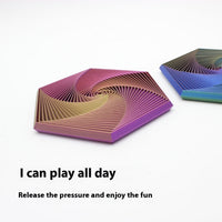 Hexagon Fidget Toy - 3D Printed Stress Reliever with Vibrant Colors