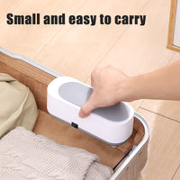 Ultrasonic Jewelry & Eyewear Cleaner – Portable Cleaning Machine for Rings, Glasses & Watches