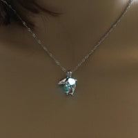 Glowing Dolphin Necklace - Shine Your Light