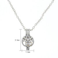 Glow-in-the-Dark Tree of Life DIY Round Necklace - Symbol of Faith & Light