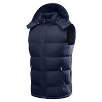 Men’s Ultra-Warm Hooded Thermal Vest – Sleeveless Insulated Jacket with Zipper Pockets (XS-3XL)