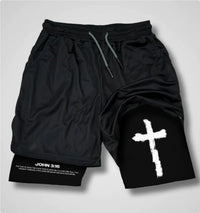 Elegant 3D Printed Beach Shorts - Double-Layer Comfort & Style for Summer