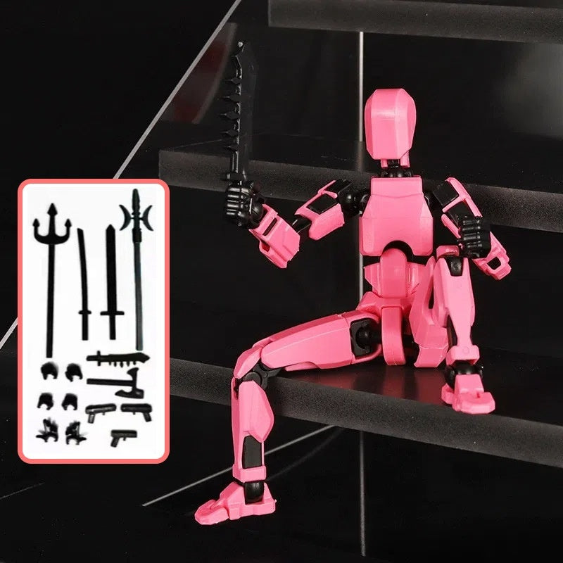 Multi‑Jointed Shapeshift Robot Figure – 3D‑Printed Movable Action Model with Weapons & Accessories What Else You Got?