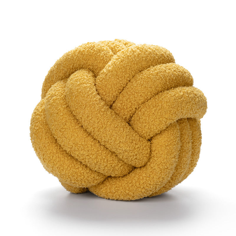 Simple Bedroom Sofa Knotted Ball Pillow What Else You Got?