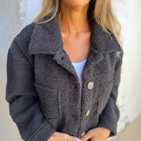 Cozy Lamb Wool Winter Coat - Warm & Stylish Women's Lapel Jacket (S-3XL)