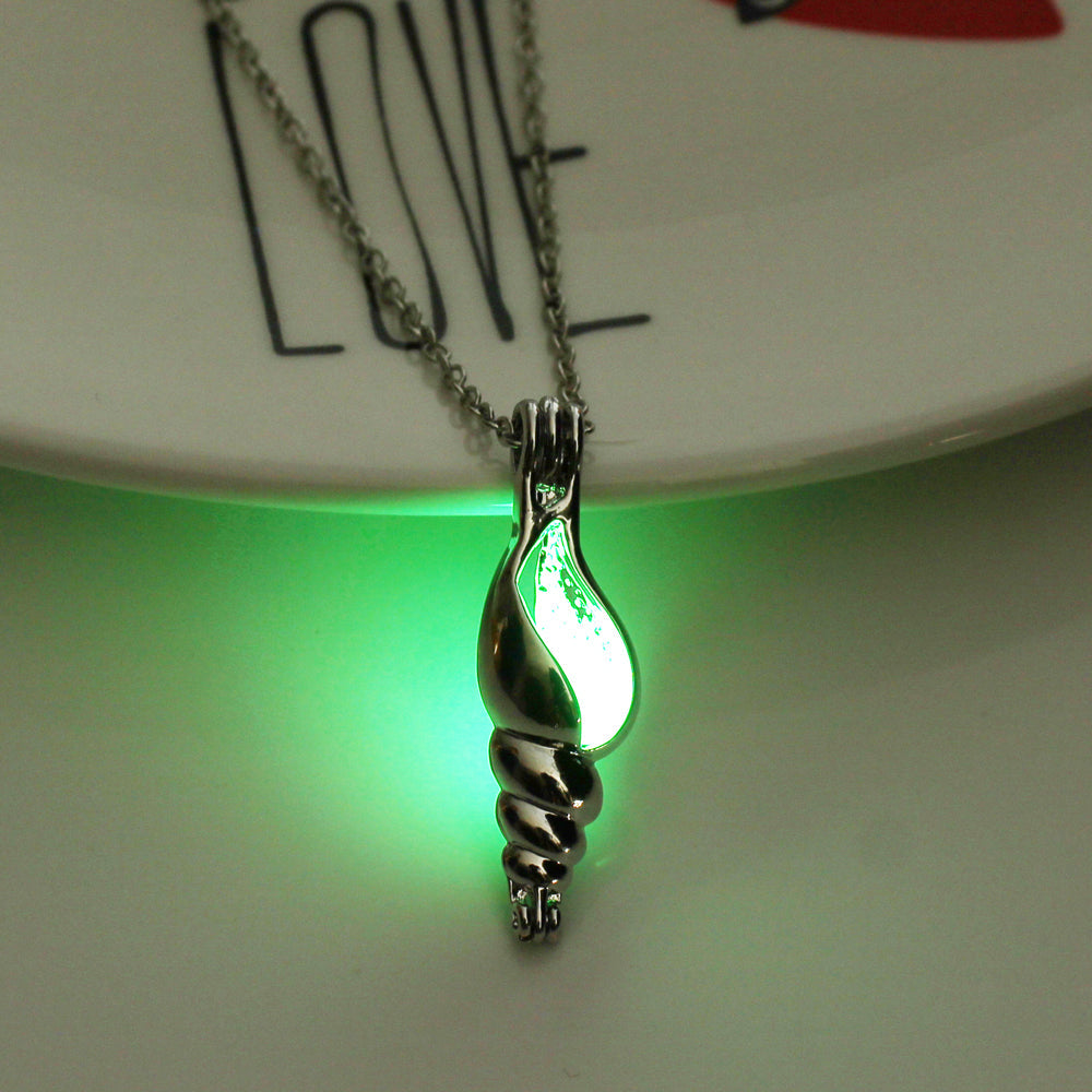 Halloween Glow‑in‑the‑Dark Cape Snail Necklace What Else You Got?