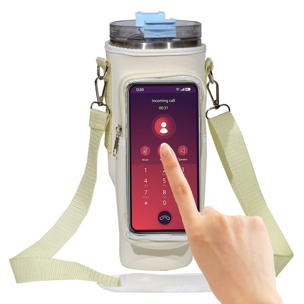 40oz Cup Cover Transparent Touch Screen Neoprene kitchen gadgets What Else You Got?