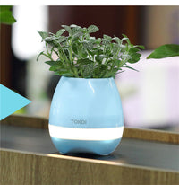 Elegant Touch-Sensitive Music Vase with Bluetooth Speaker - 12-Hour Playtime