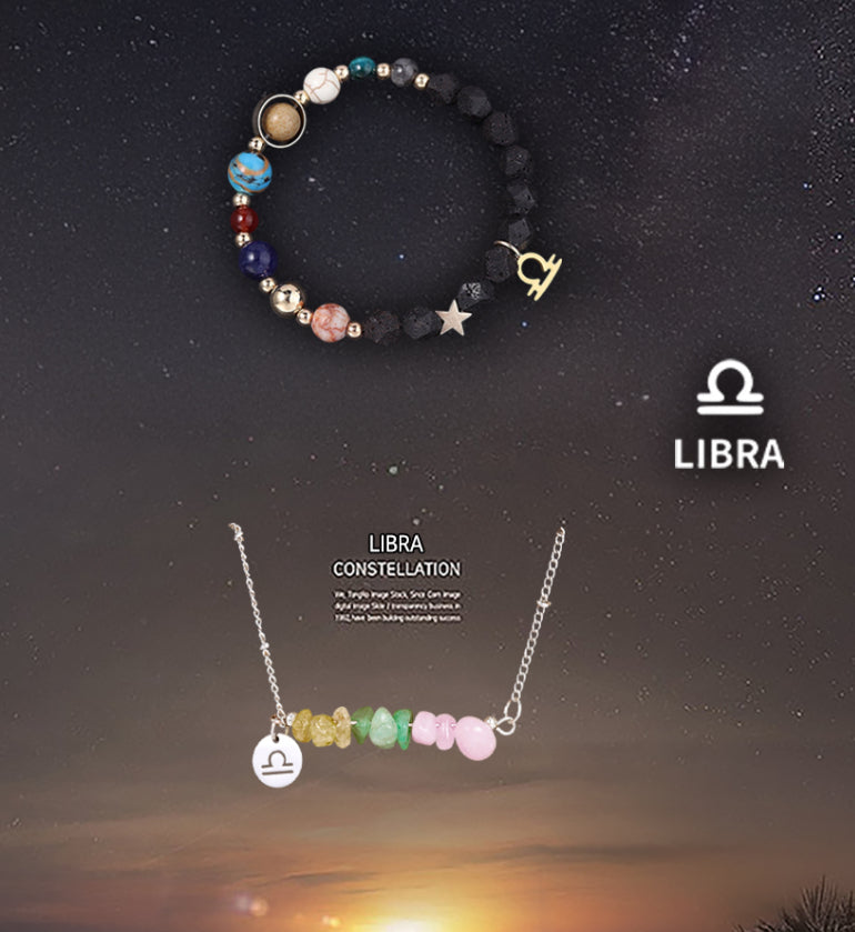 Natural Stone Necklace Set For The 12 Zodiac Signs What Else You Got?